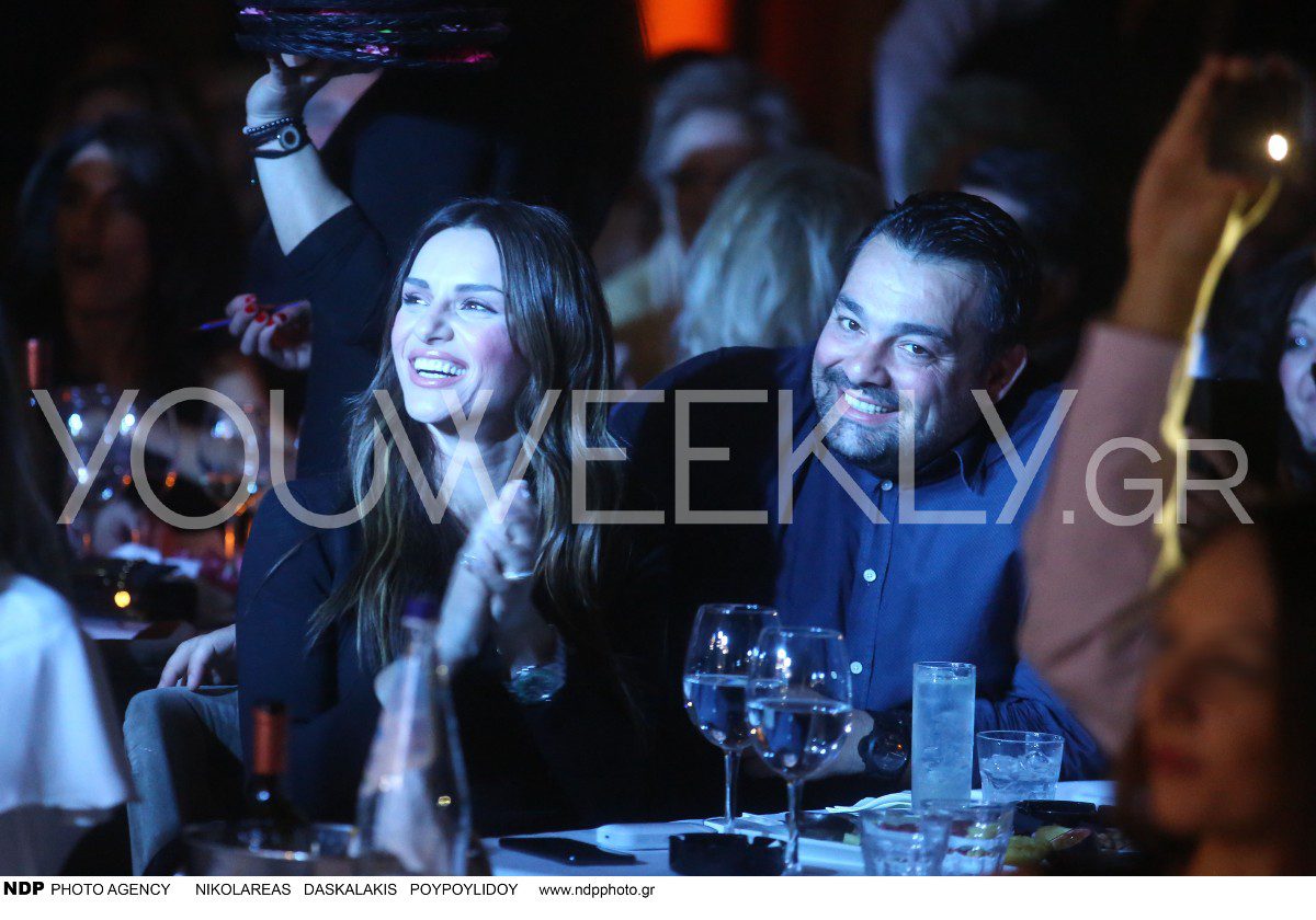 Ο Παύλος Πετρουλάκης και η Τσολάκη σε βραδινή έξοδο