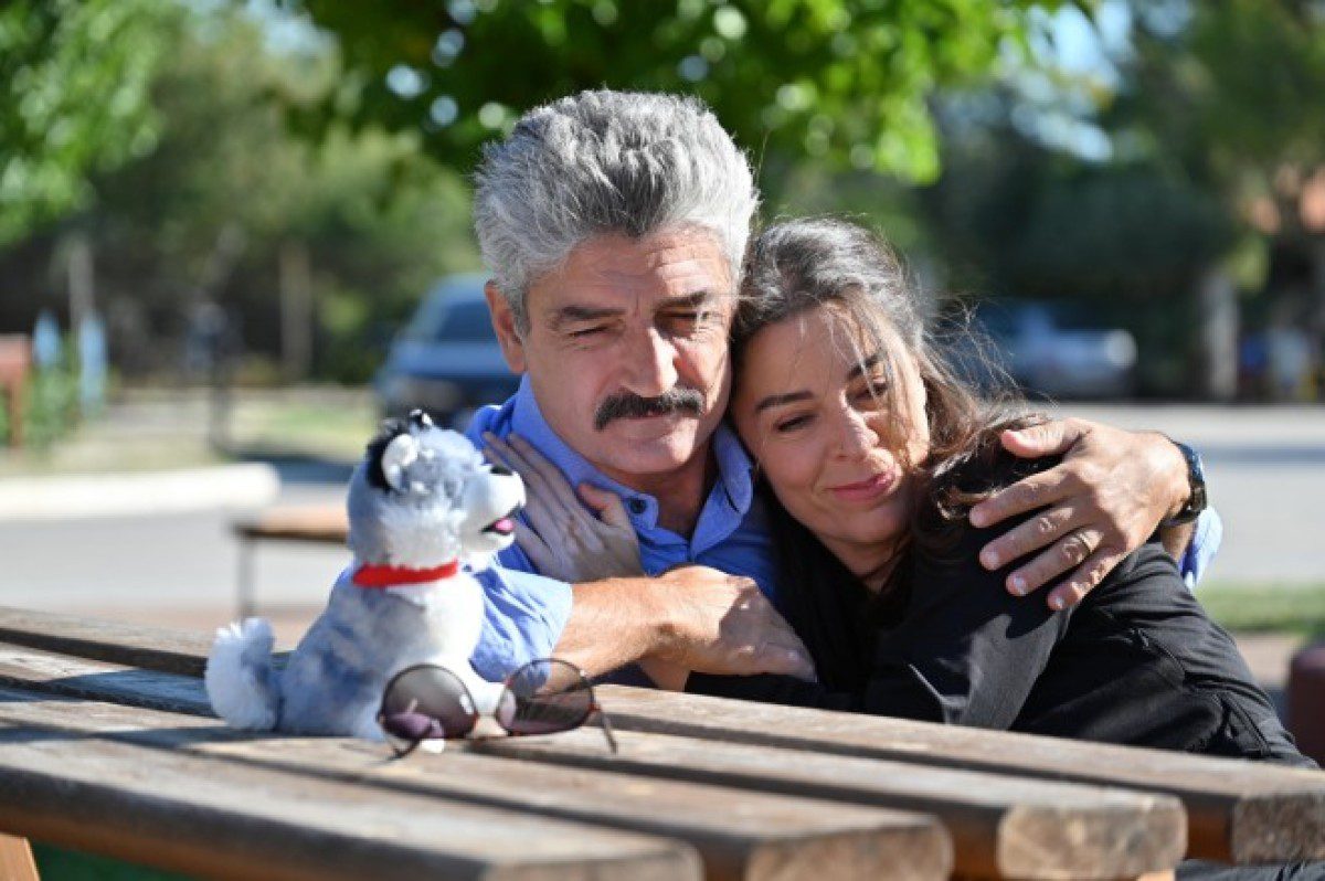 Η Μαρία Πρωτόπαππα και ο Δημήτρης Ήμελλος σε σκηνή του Σασμού