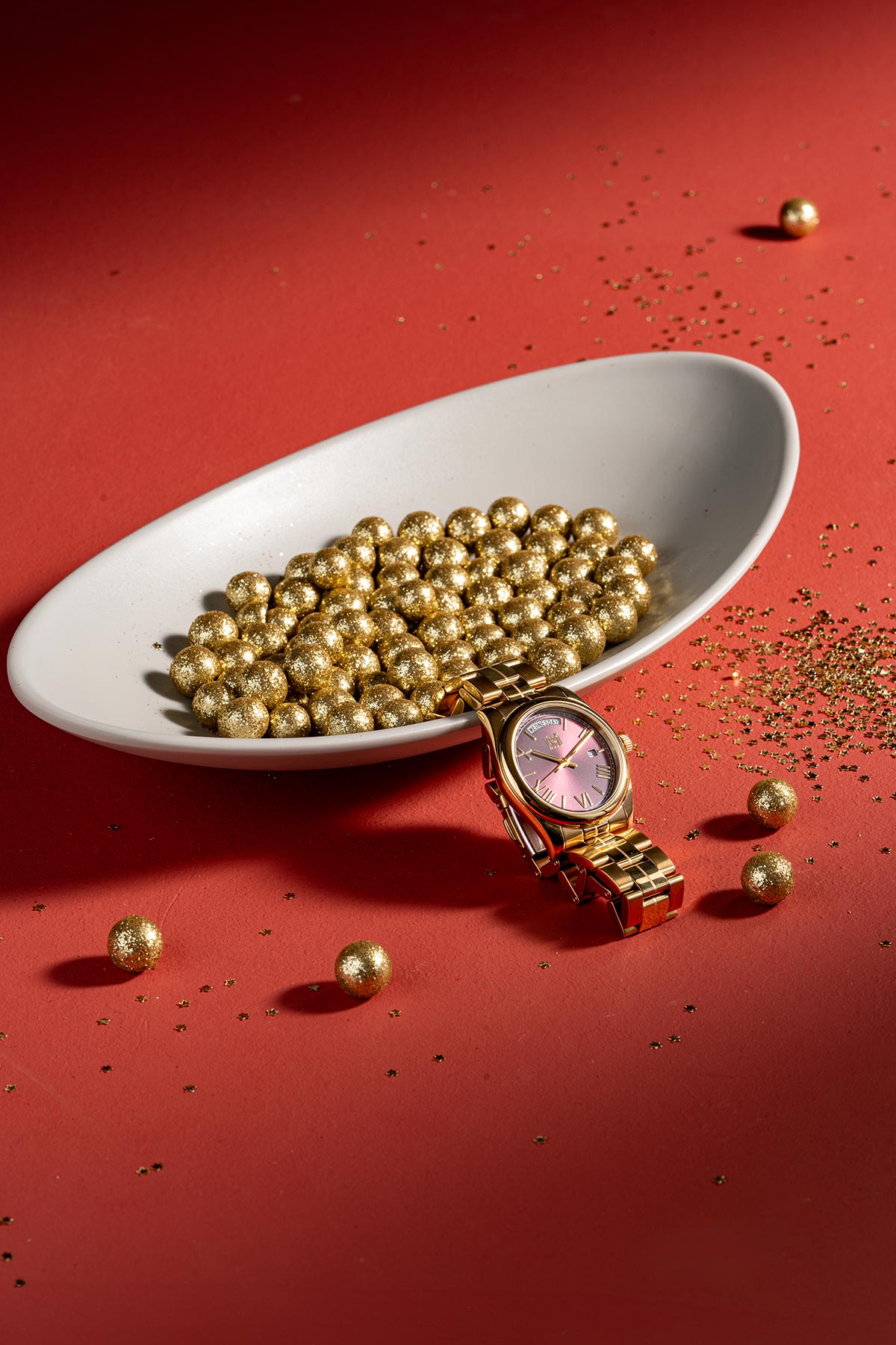 ρολόι με μπρασελέ χρυσό VISETTI