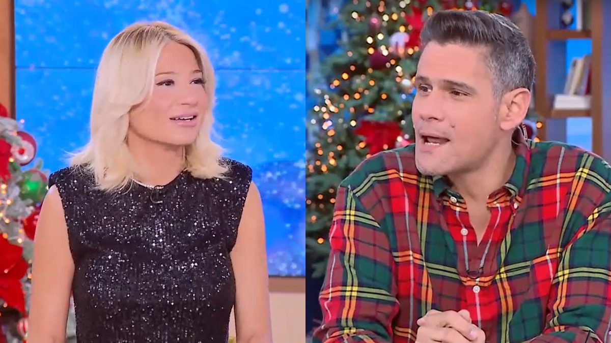 Η Φαίη Σκορδά και ο Δημήτρης Ουγγαρέζος στο Buongiorno