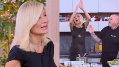 Η Φαίη Σκορδά στο Buongiorno.