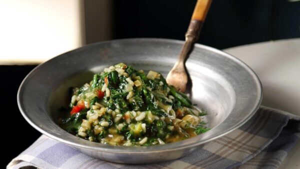 Σπανακόρυζο