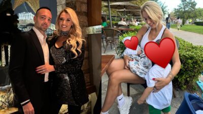 Η Κωνσταντίνα Σπυροπούλου με τον σύζυγο και τα παιδιά της