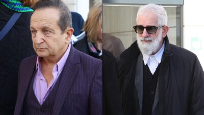 Ο Σπύρος Μπιμπίλας και ο Πέτρος Φιλιππίδης