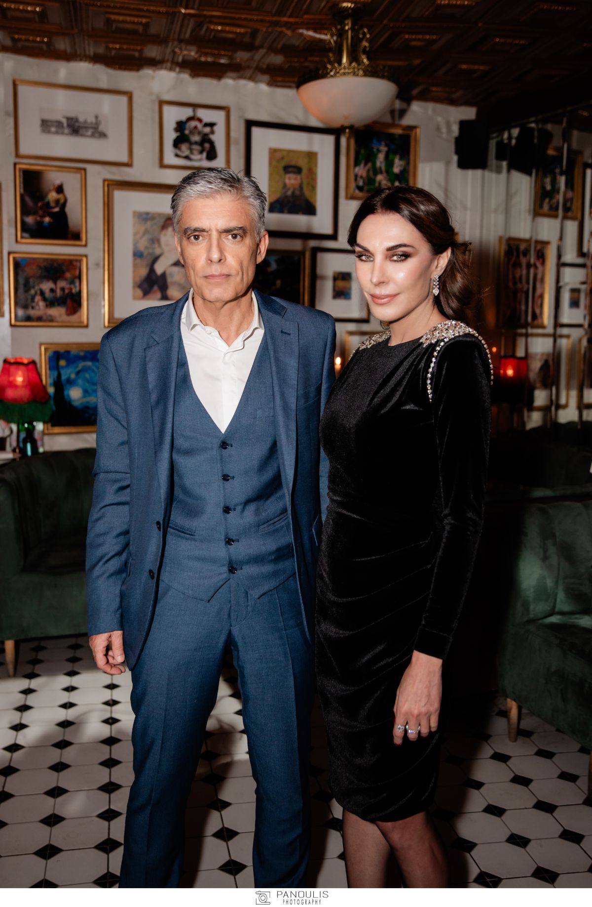 η Τατιάνα Στεφανίδου και ο Ευαγγελάτος Νίκος