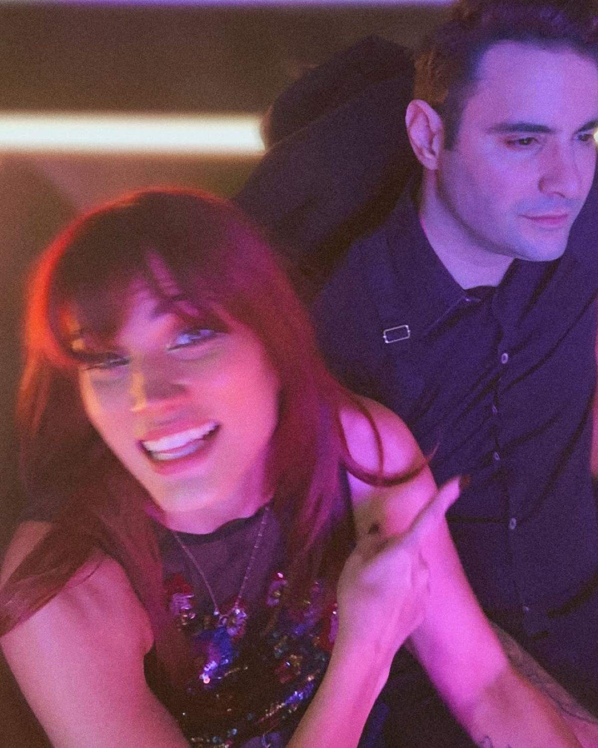 Η Μαίρη Συνατσάκη και ο Ιάν Στρατής στα γενέθλιά της