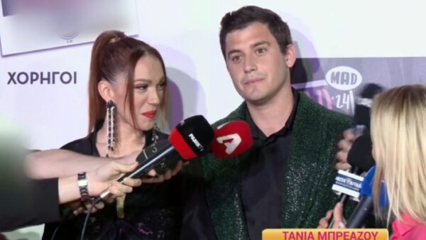 Η Τάνια Μπρεάζου και ο Γιώργος Αμούτζος στο Happy Day.