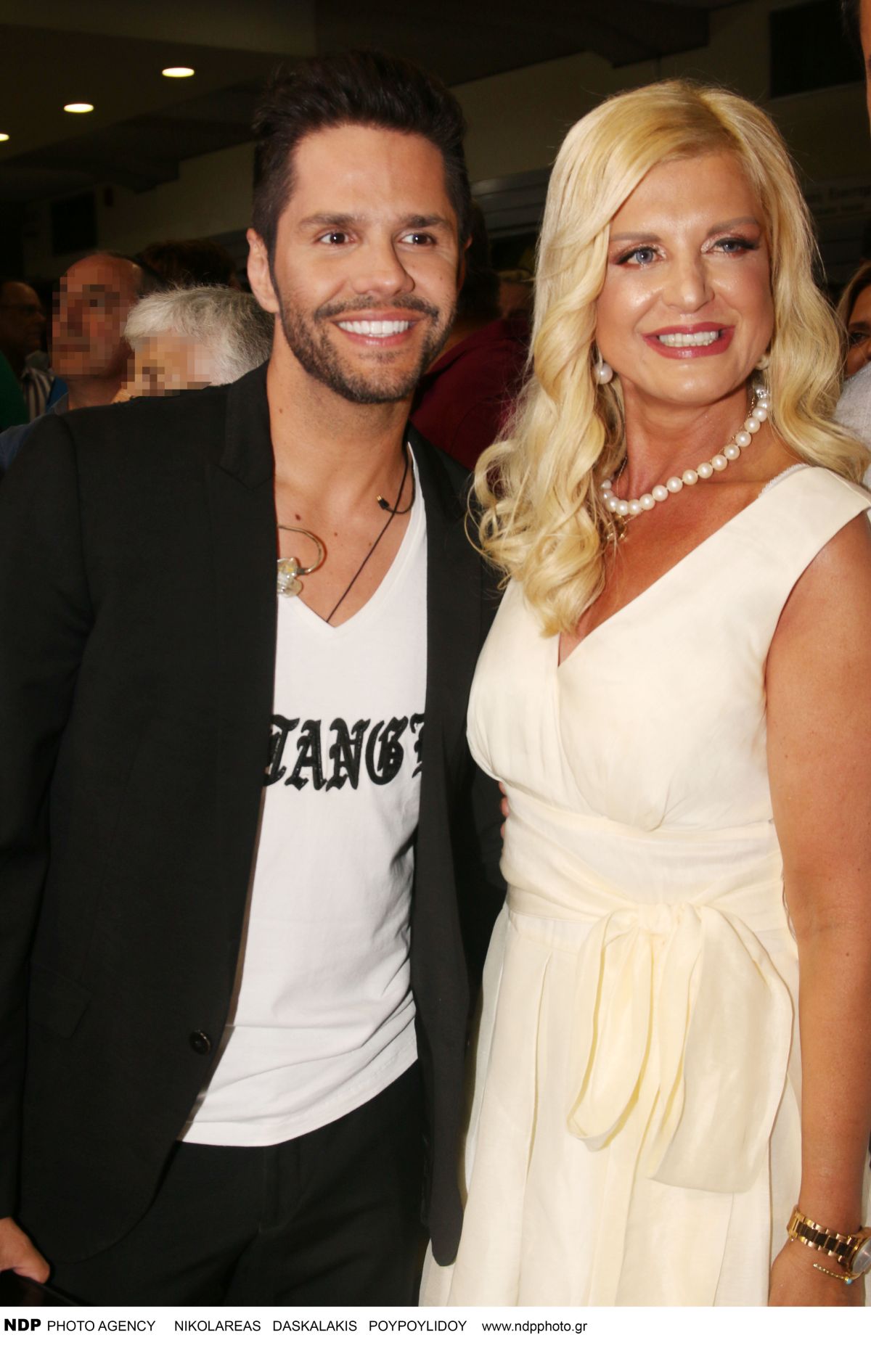 Ο Γιώργος Τσαλίκης με την Μαρίνα Πατούλη το 2019