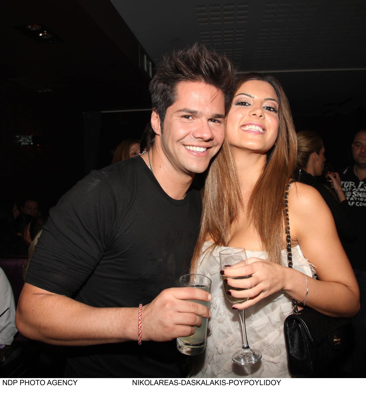 Ο Γιώργος Τσαλίκης με την Σταματίνα Τσιμτσιλή το 2009