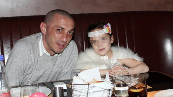 Ο Μπρούνο Τσιρίλο με την κόρη του παλιά