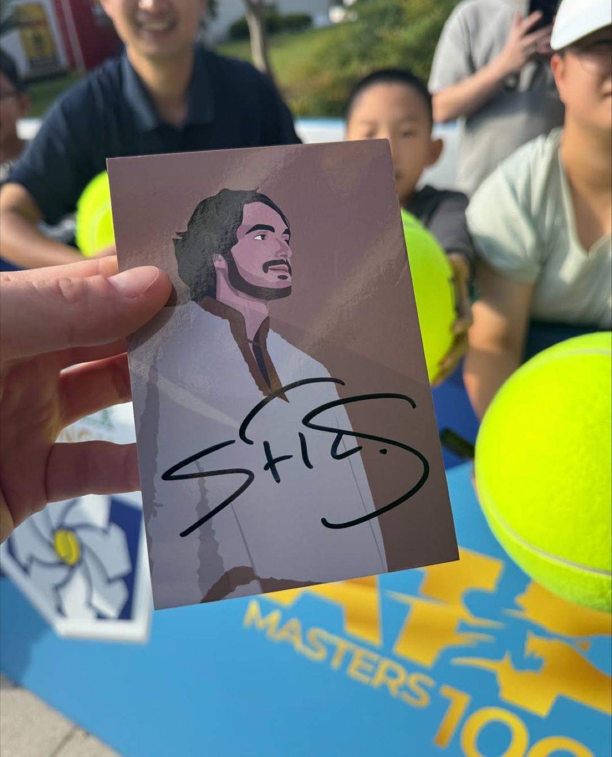 αυτόγραφο του Στέφανου Τσιτσιπά