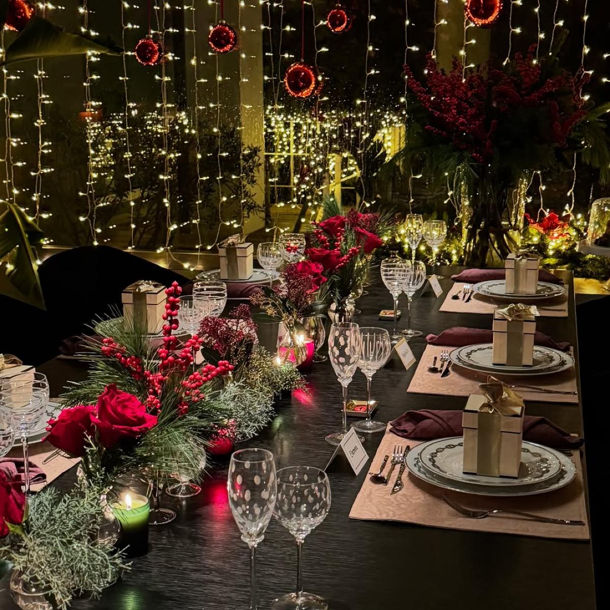 Το χριστουγεννιάτικο τραπέζι της Δέσποινας Βανδή