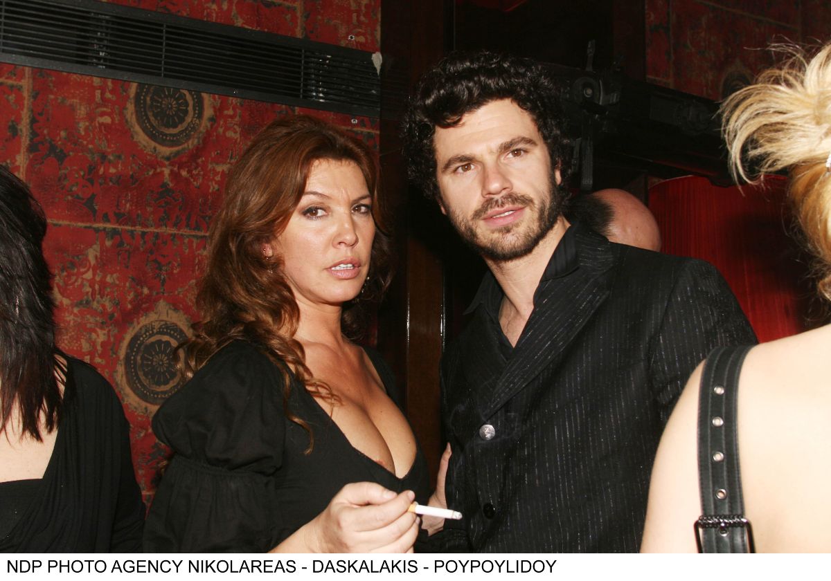 Ο Χρήστος Βασιλόπουλος με την Βάνα Μπάρμπα