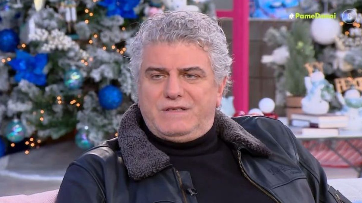 Ο Βλαδίμηρος Κυριακίδης στο πλατό του Πάμε Δανάη