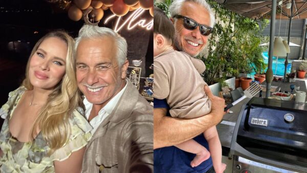 Ο Χάρης Χριστόπουλος και η Ανίτα Μπραντ