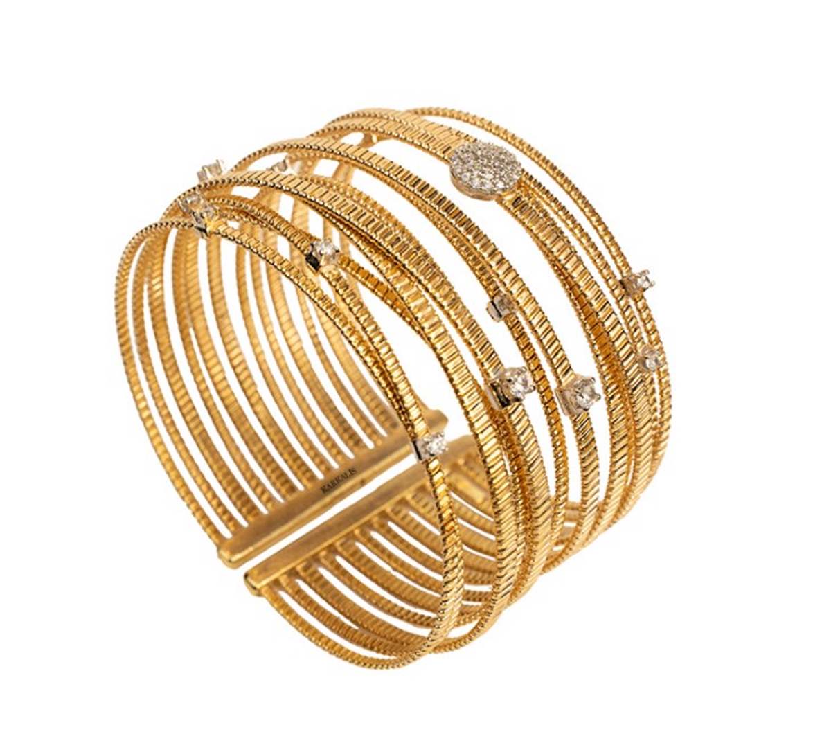 βραχιόλι χρυσό karkalis