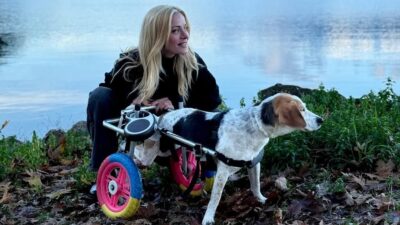 Βόλτα της Ζέτας Μακρυπούλια στη λίμνη Τριχωνίδα