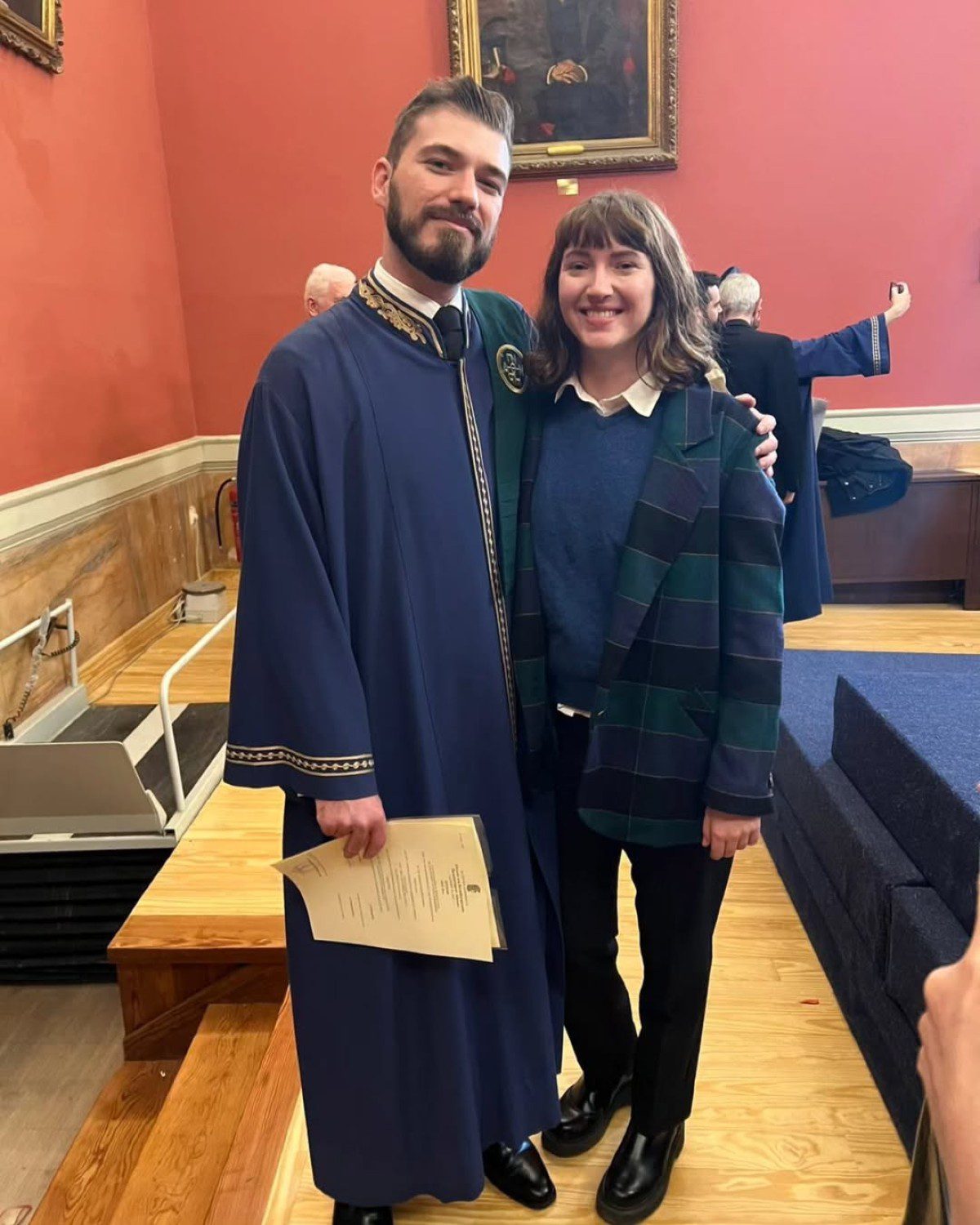 Το πτυχίο του πήρε ο Λάμπης Ευαγγελάτος