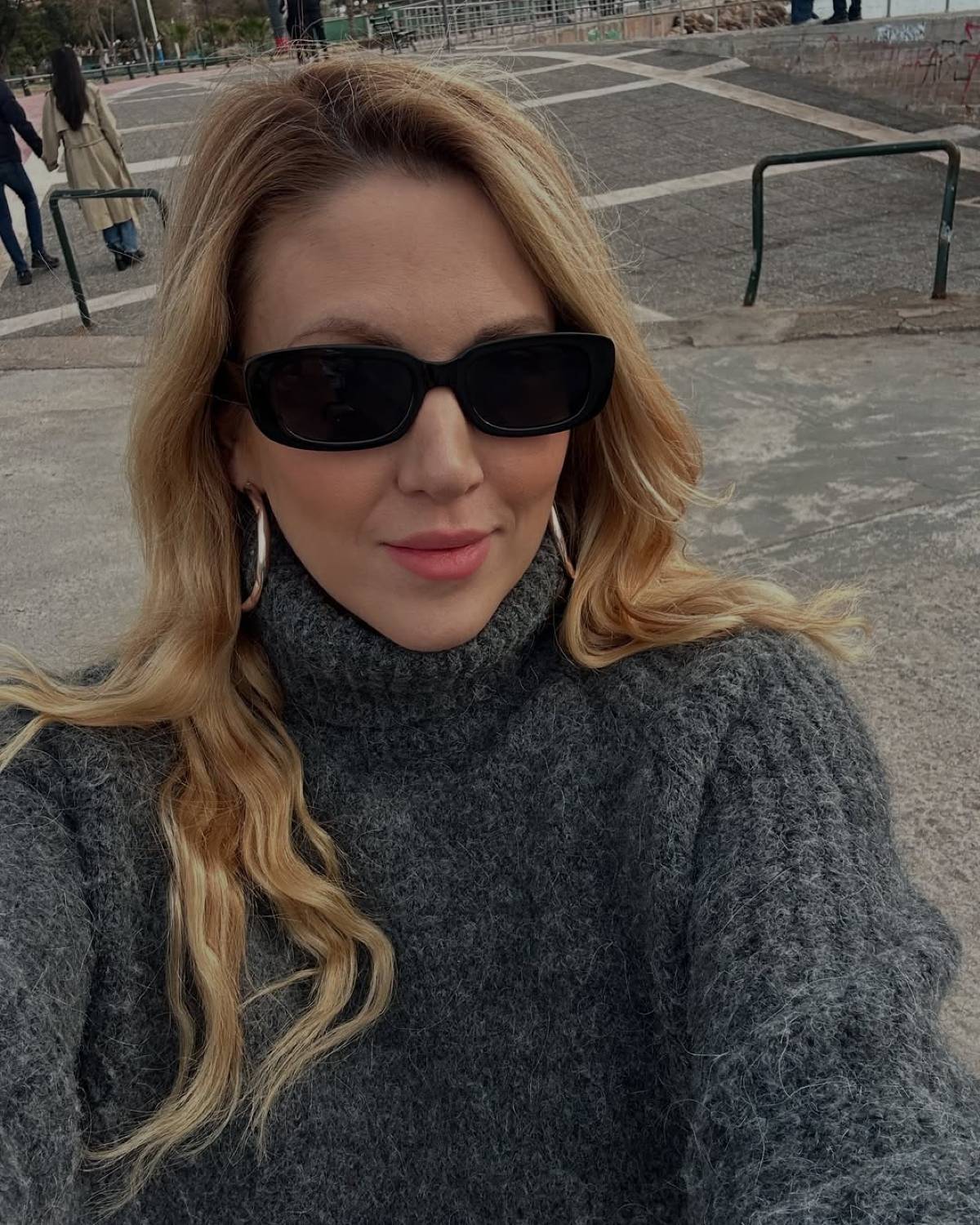 Η Φωτεινή Πετρογιάννη στη θάλασσα