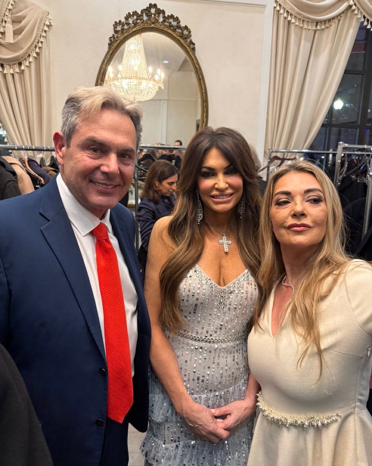 Πάνος Καμμένος με Έλενα Τζούλη και Κίμπερλι Γκιλφόιλ