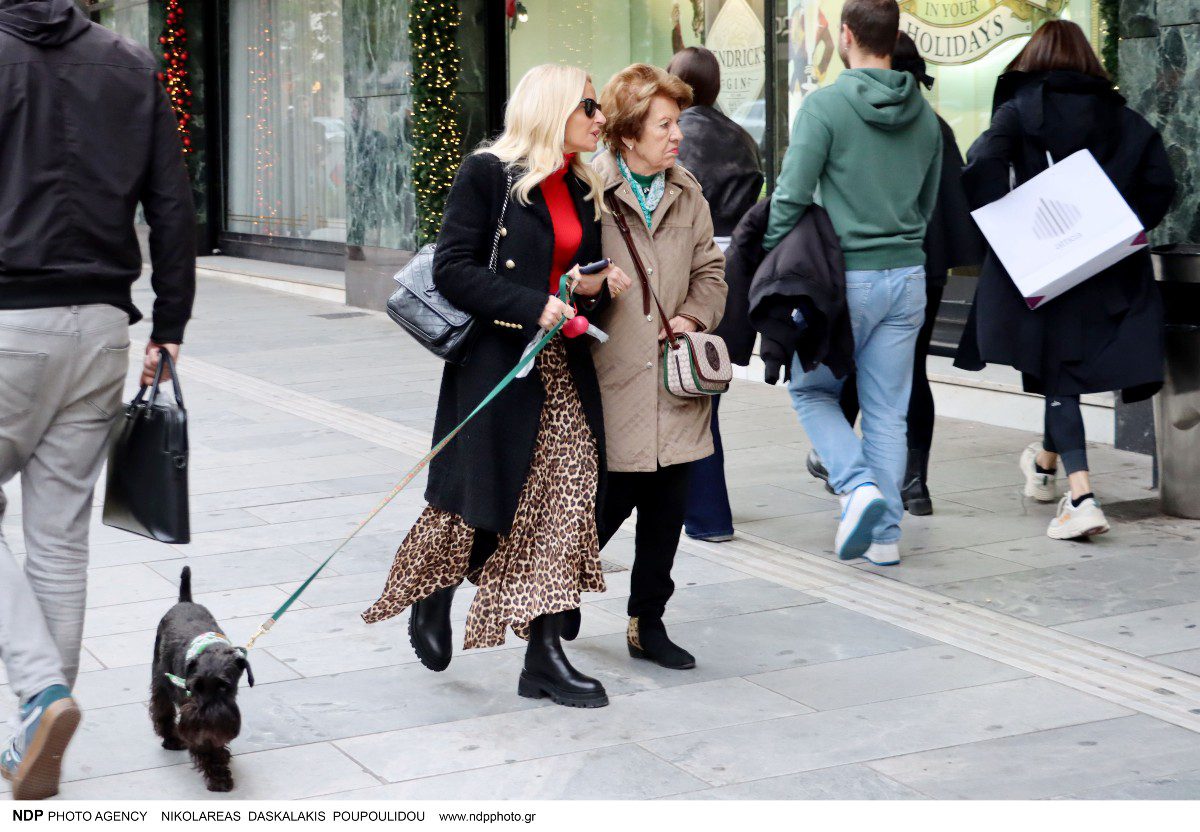 Η Μαρία Μπεκατώρου με τη μητέρα της