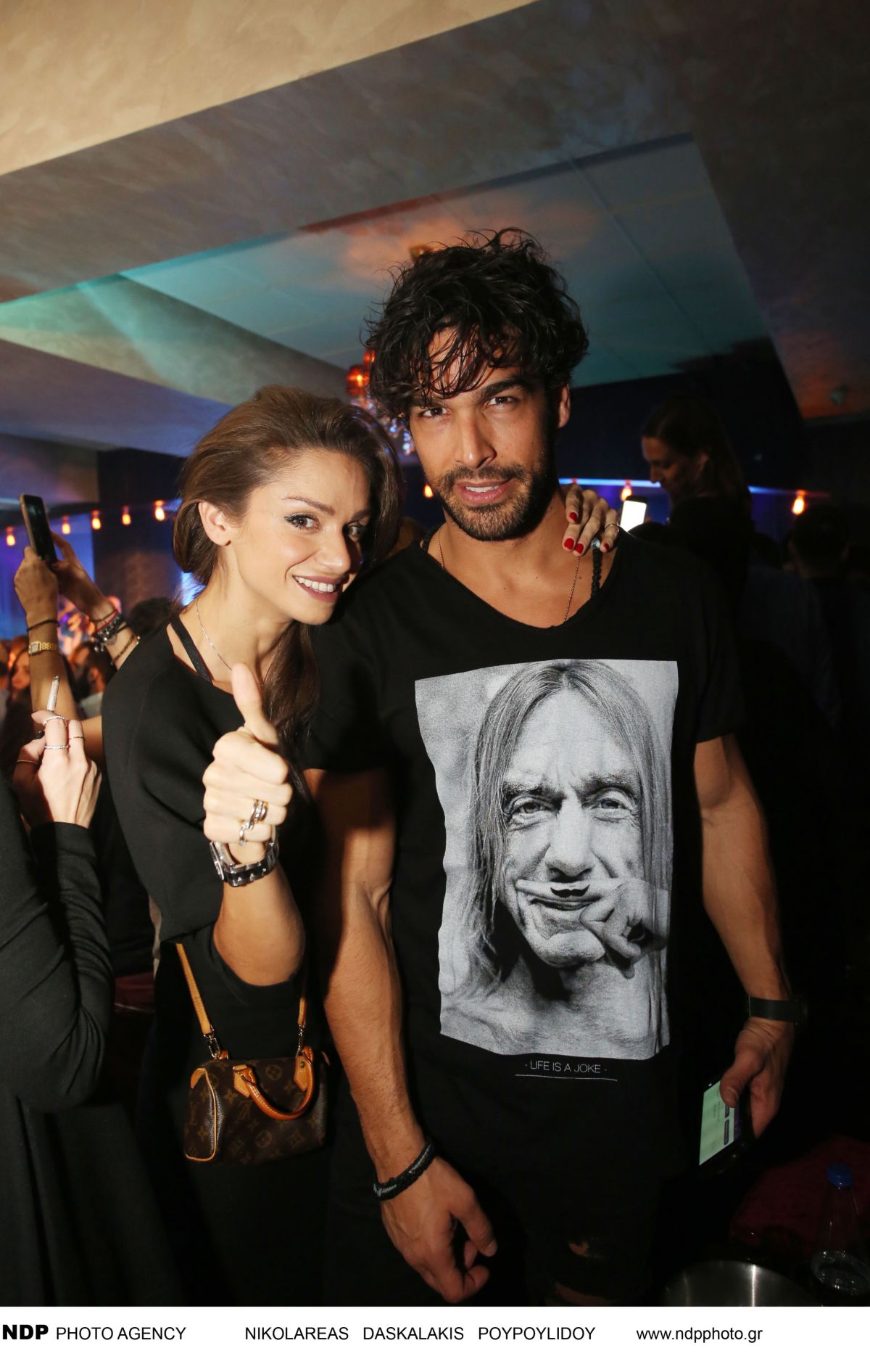 Ο Νίκος Αναδιώτης με την σύζυγό του