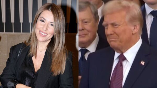 Η Αναστασία Γιάμαλη και ο Ντόναλντ Τραμπ.
