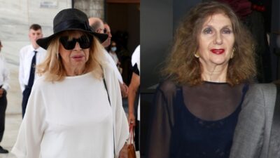 Η Άννα Φόνσου και η Μαρίνα Νικολαϊδου.
