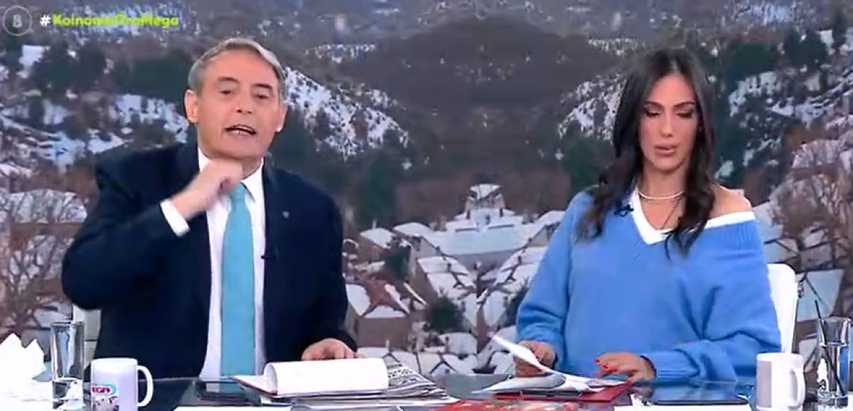 Η Ανθή Βούλαρη και ο Ιορδάνης Χασαπόπουλος στην Κοινωνία Ώρα Mega