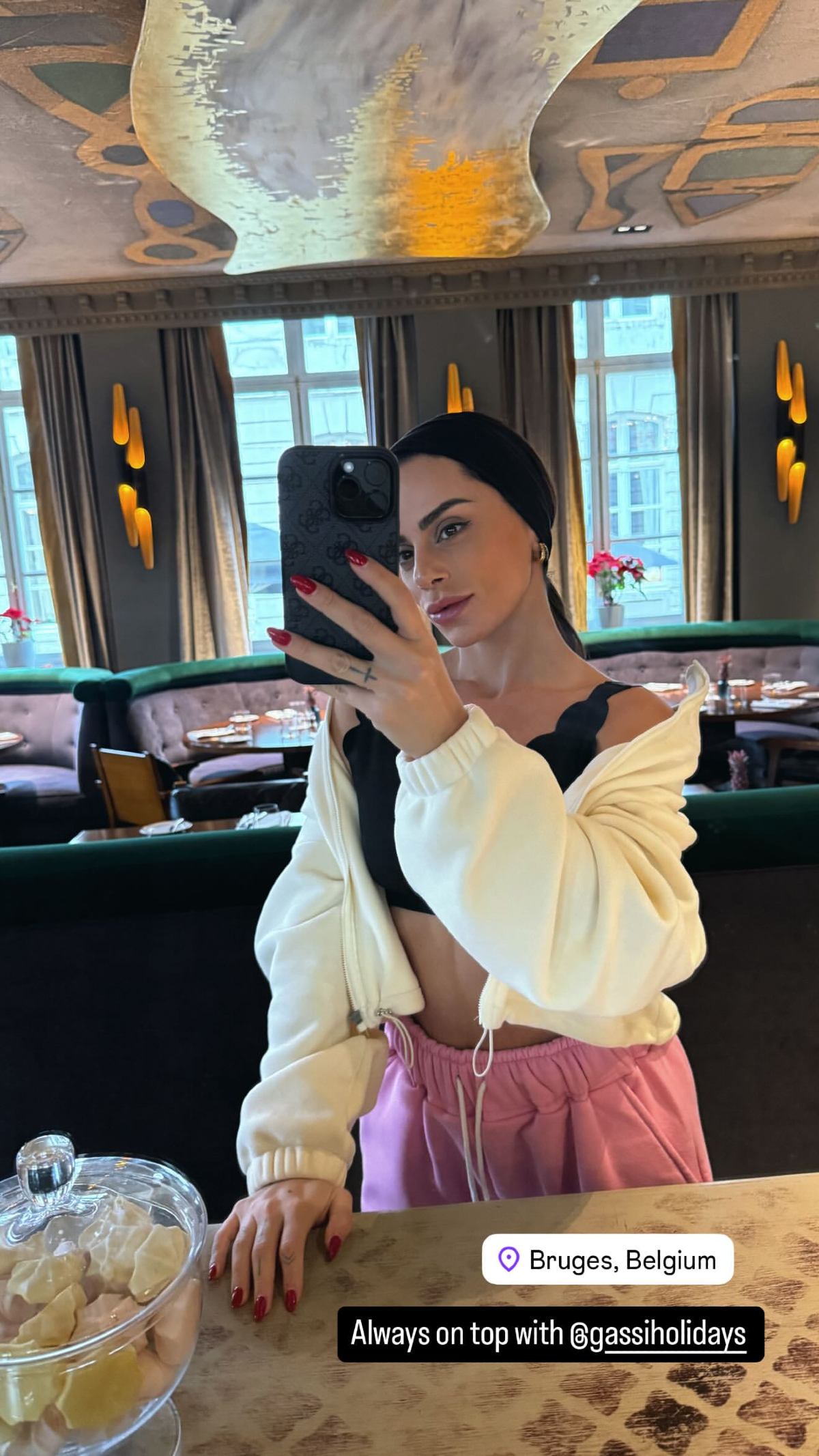 Η Μαρία Αντωνά στο Βέλγιο