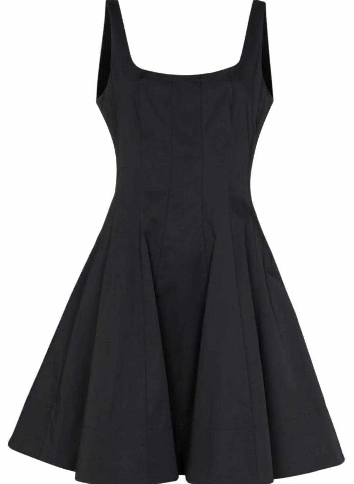 μαύρο μίνι φόρεμα