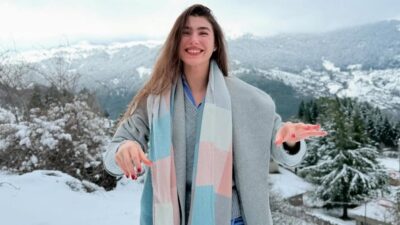 Η Χρύσα Μιχαλοπούλου στα χιόνια