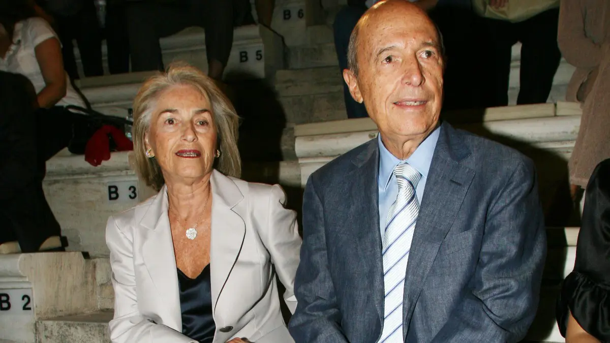 Ο Κώστας Σημιτης με την Δάφνη Σημίτη