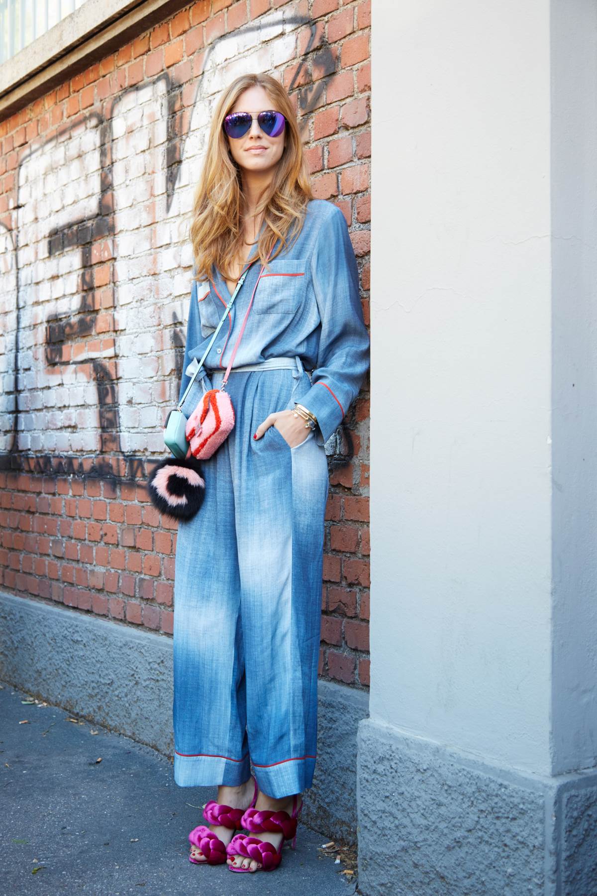 fashion items denim on denim