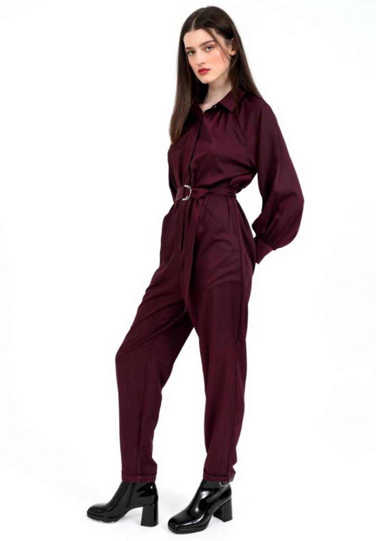 Ολόσωμη μπορντό φόρμα doca