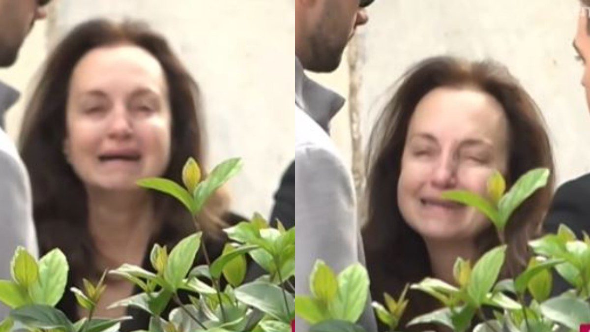 Η Ευαγγελία Δομάζου στο λαϊκό προσκύνημα για τον πατέρα της