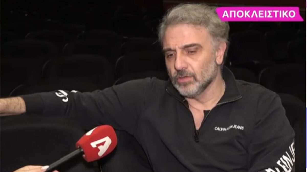 Ο Φάνης Μουρατίδης μιλάει στην κάμερα του αλφα