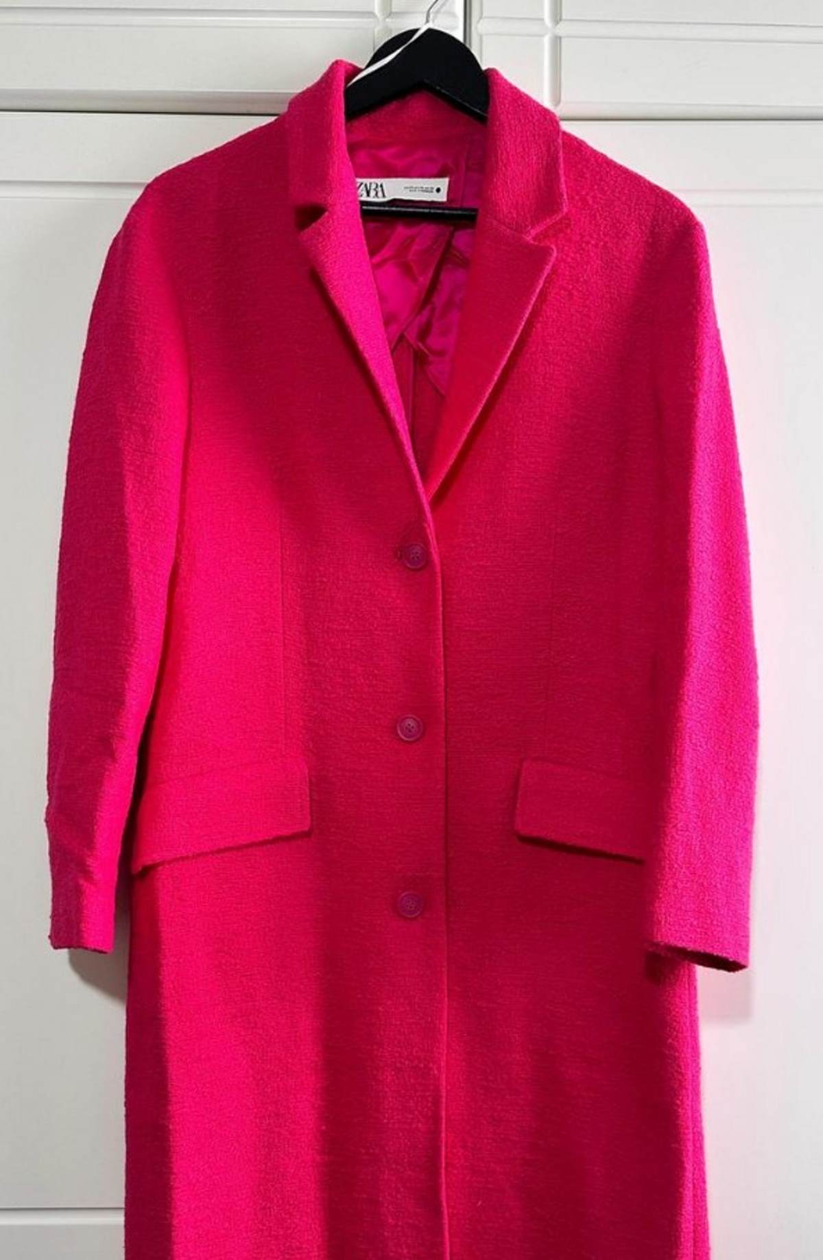 φούξια παλτό zara