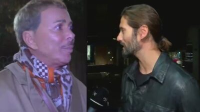 Ο Λάκης Γαβαλάς και ο Γιώργος Καράβας