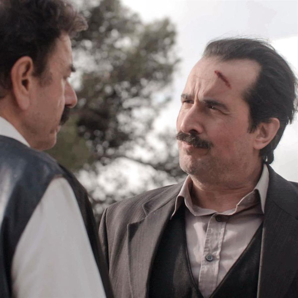 Σκηνή από το Grand Hotel με τον Χαραλάμπη