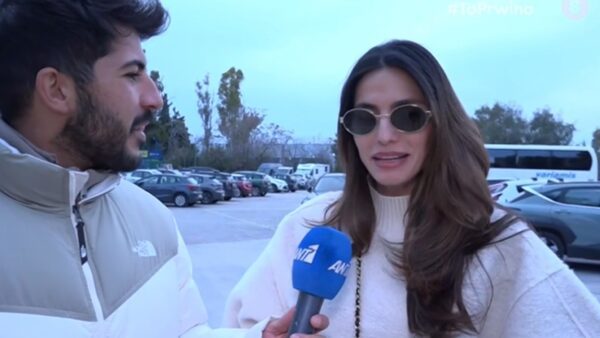 Η Ηλιάνα Παπαγεωργίου στην κάμερα του Πρωινού