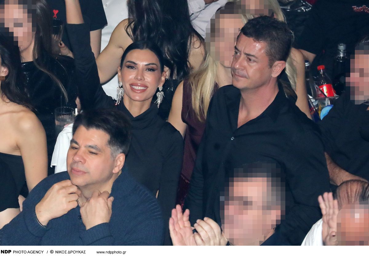 Η Ιωάννα Μπούκη και ο Αντώνης Σρόιτερ σε νυχτερινό κέντρο.