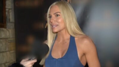 Η Ιωάννα Μαλέσκου σε έξοδό της