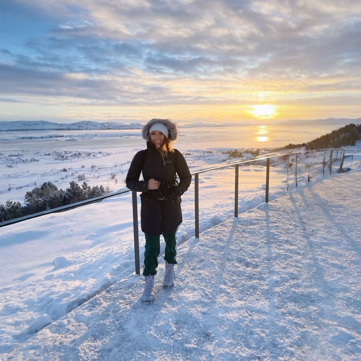 Η ανάρτηση της Καλομοίρας στο Instagram από την Ισλανδία.