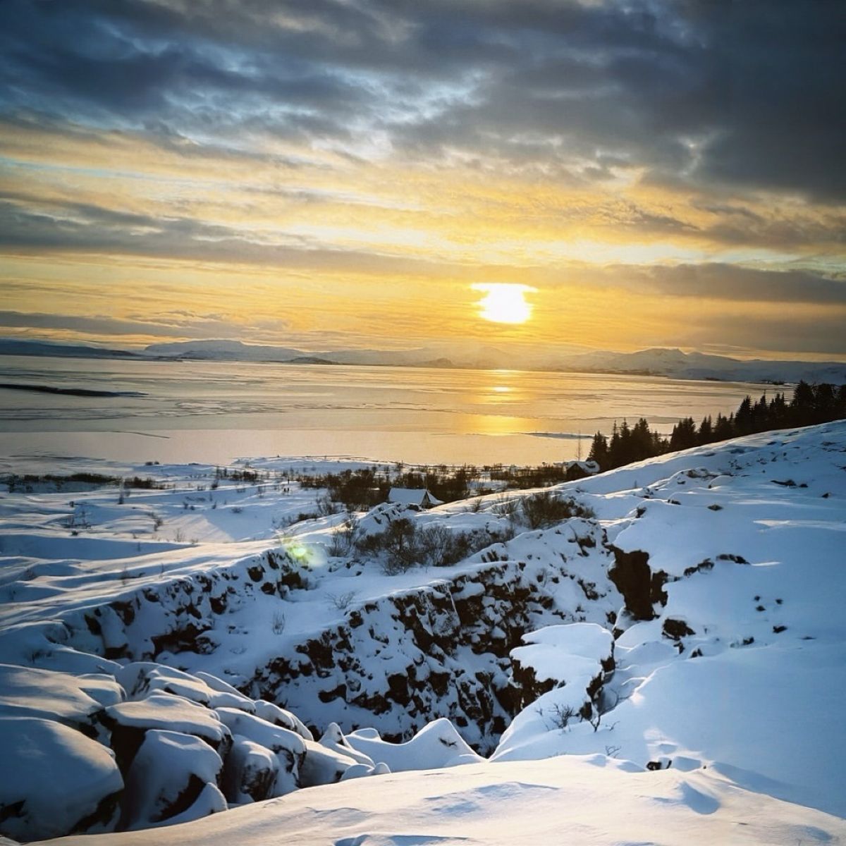 Η ανάρτηση της Καλομοίρας στο Instagram από την Ισλανδία.