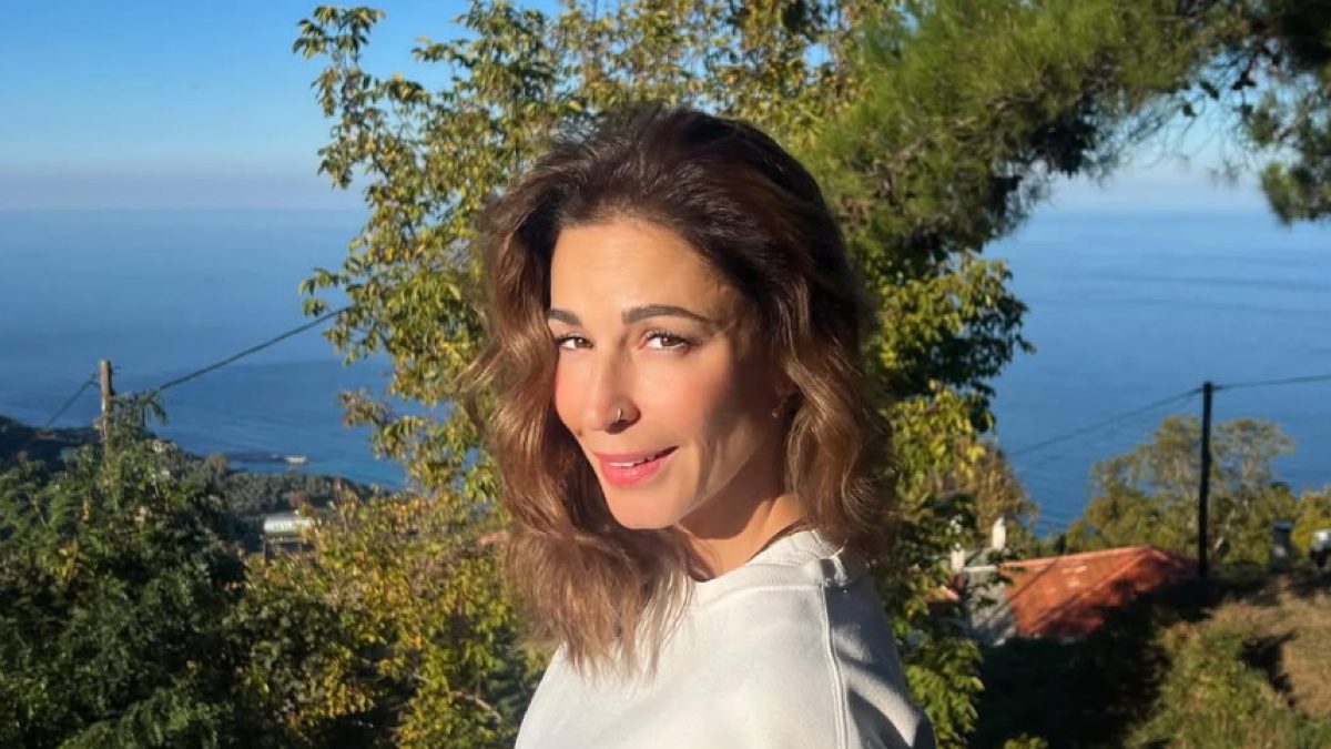 Η Κατερίνα Παπουτσάκη στη φύση