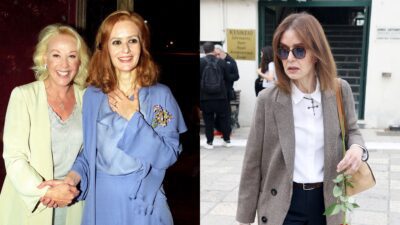 Η Κάτια Δανδουλάκη μικρή (αριστερά) και μεγαλύτερη (δεξία)