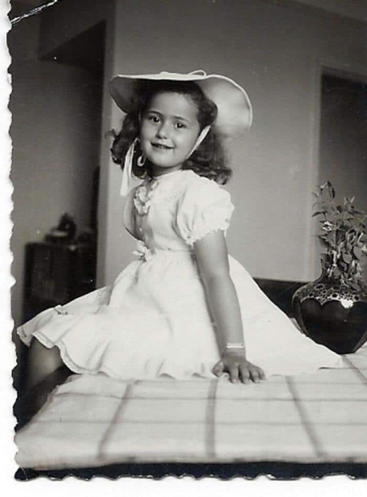 Η Κάτια Δανδουλάκη σε ηλικία 5 ετών