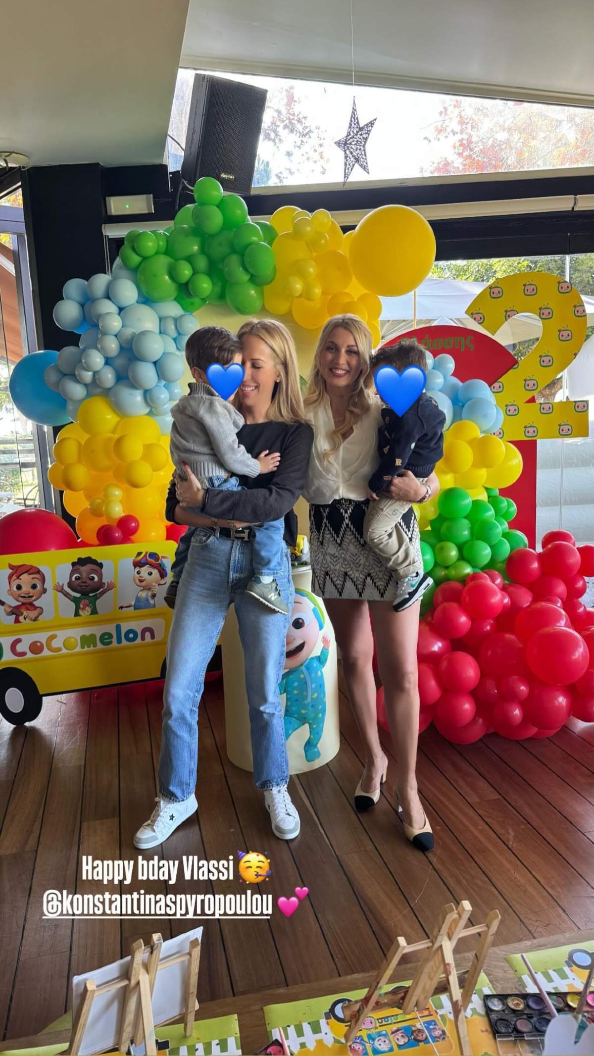 Η ανάρτηση της Κωνσταντίνας Σπυροπούλου στο Instagram για τα γενέθλια του γιου της.