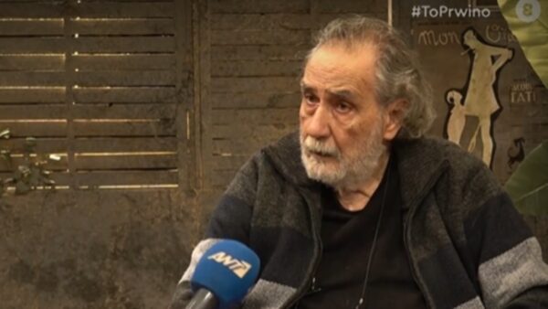 Ο Κώστας Αρζόγλου μιλάει στην κάμερα του αντ1
